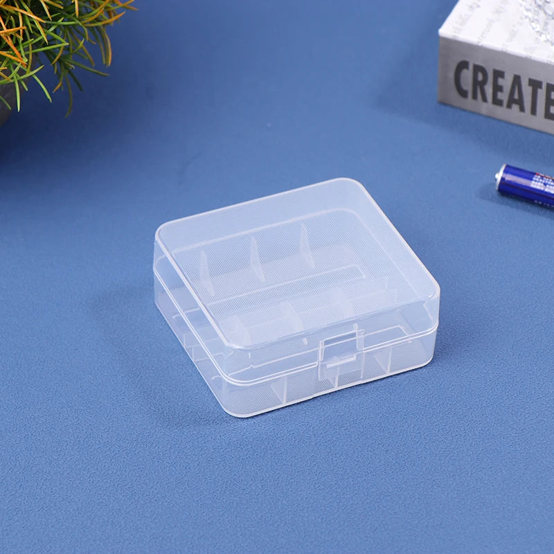 CR123A 16340 CR2 Battery Storage Box – 2 &amp; 4 Slot Clear Case Battery Storage Case Babs