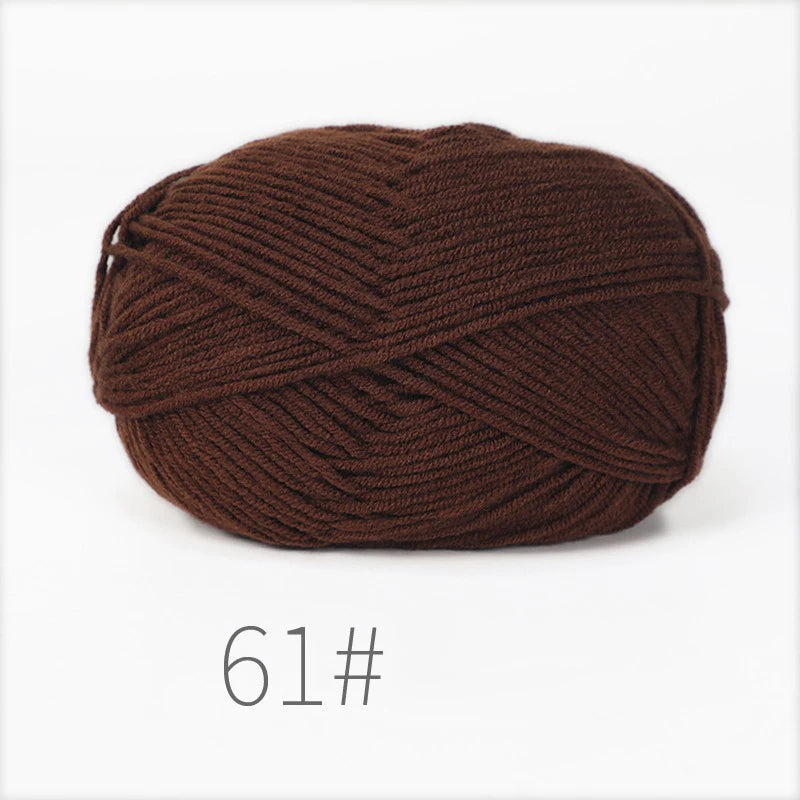 10 Balls 500g Soft Milk Cotton Yarn for Knitting & Crochet
