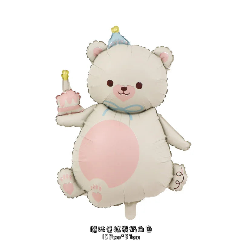 35-Inch Little Bear Foil Balloon – Baby Shower & Party Decor
