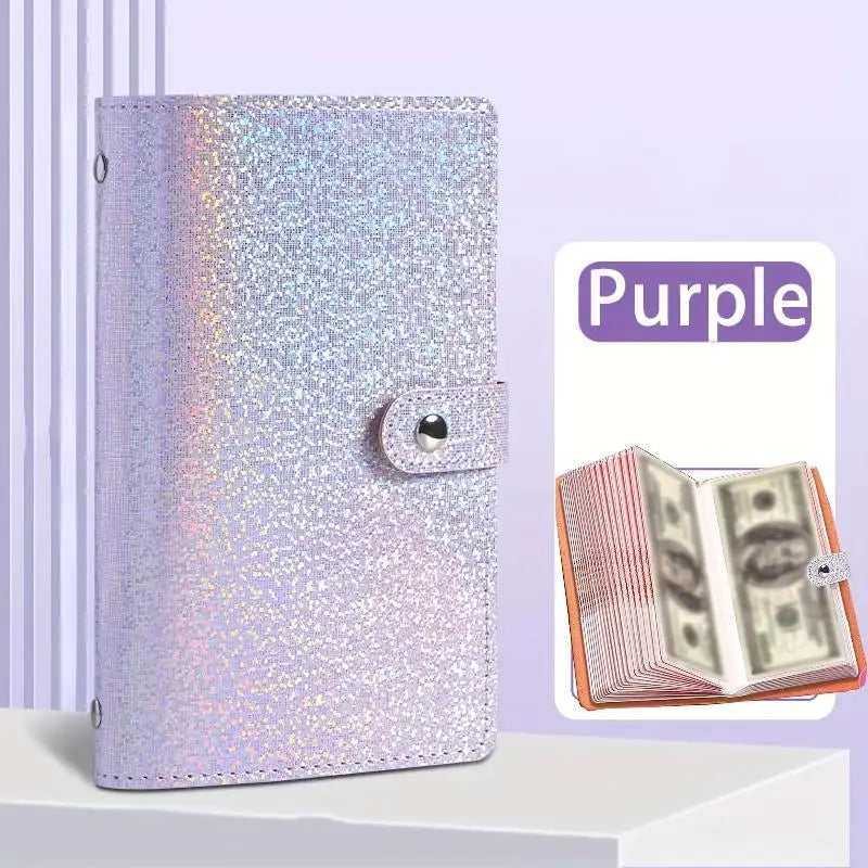 A6 Cash Envelope Budget Planner Binder | PU Leather Wallet Budget Planner Binder Babs A3
