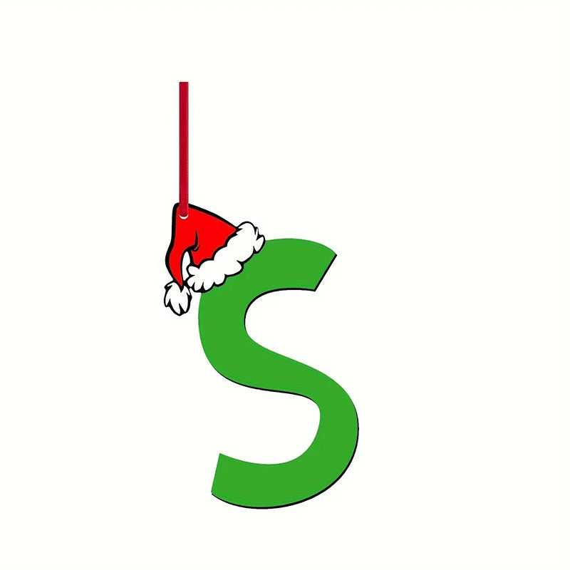 26 Letter Christmas Tree Ornaments – DIY Holiday Décor Set Christmas Ornaments Babs S