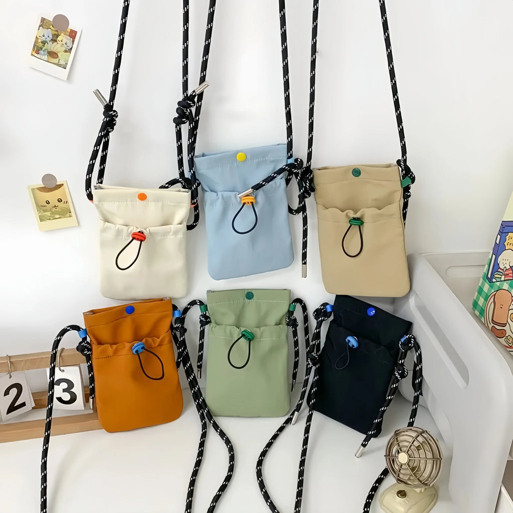 Nylon Crossbody Mini Bag Phone Wallet Multifunctional Shoulder Purse Crossbody Shoulder Bag Babs