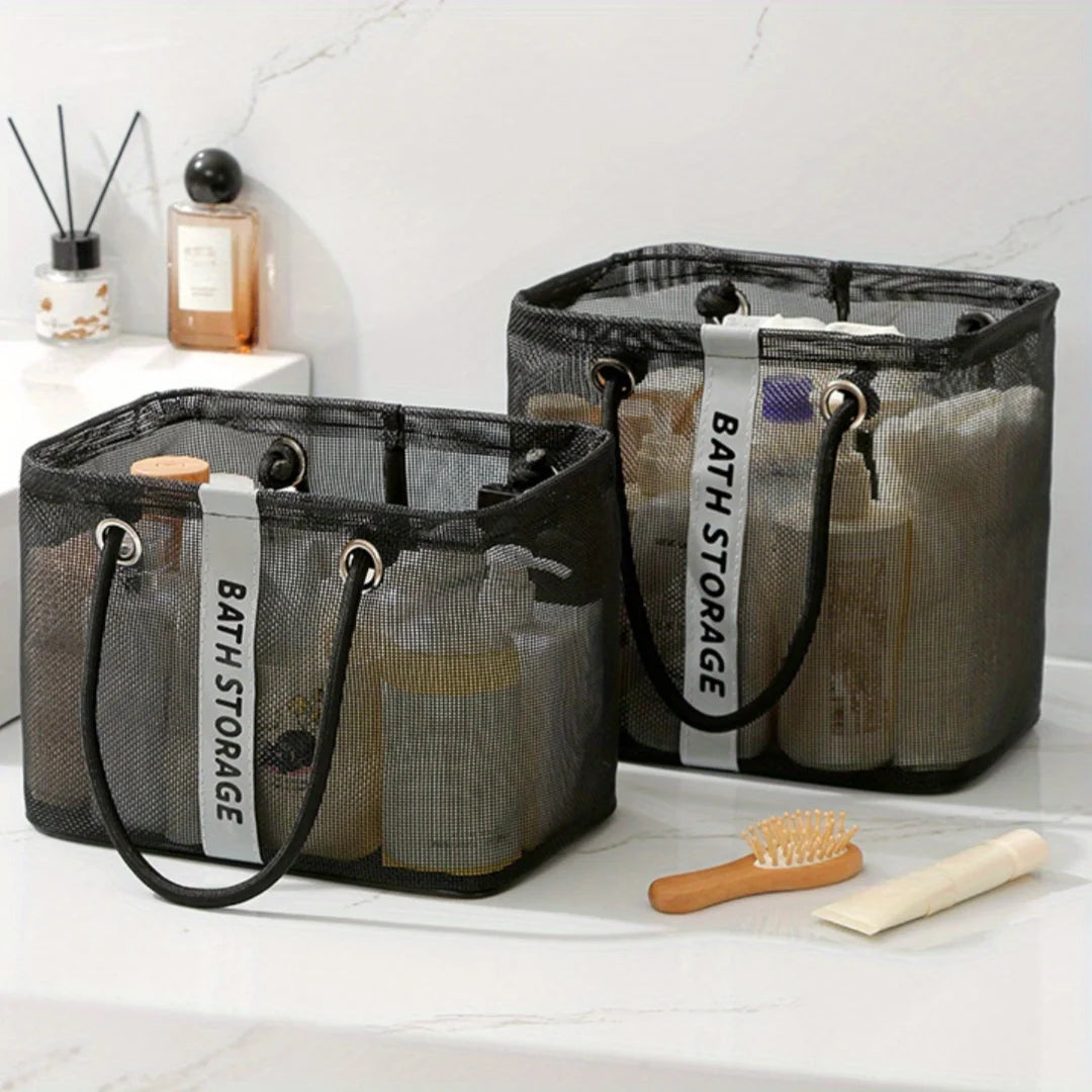 Foldable Mesh Shower Caddy Tote – Dorm Room Essential Shower Caddy Tote Babs