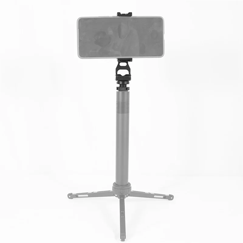 360° Rotatable Phone Holder Tripod Mount with Dual Cold Shoe Phone Tripod Mount Babs