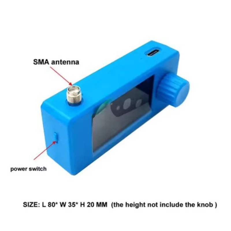 SI4732 Mini Shortwave Radio AM FM LSB USB | 1.9" Display Shortwave Radio Receiver Babs