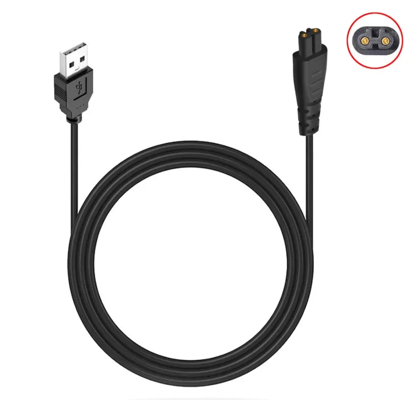 USB Charger Cord for Remington Shaver XR1400 PF7500 HC4250 USB Shaver Charger Cable Babs