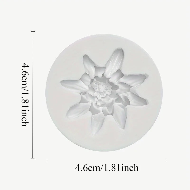 3D Flower Bouquet Silicone Mold – Fondant Cake Decoration Cake Decorating Mold Babs