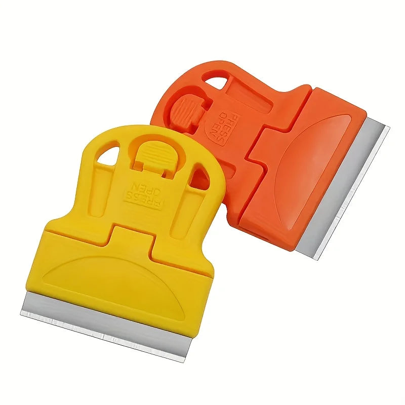 Mini Silicone Scraper for Stickers, Decals & Glue – 1/2 pcs Mini Scraper Tool Babs 2pcs