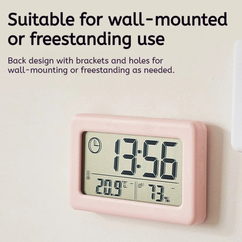 Mini Digital Clock Thermometer & Hygrometer – 12/24H NZ005 Digital Clock Hygrometer Babs