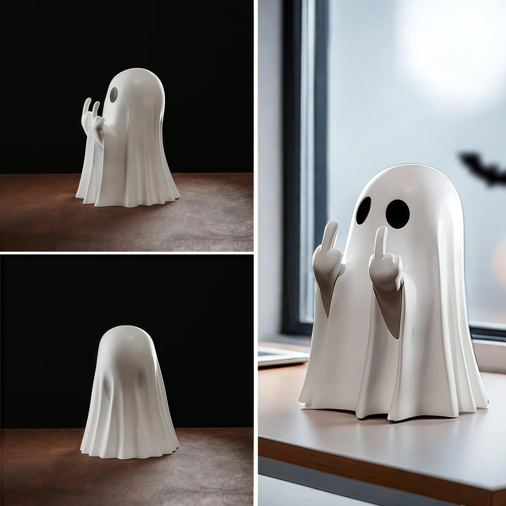 Cute Ghost Statue Halloween Décor Ornament & Holiday Gift Holiday Décor Ornament Babs