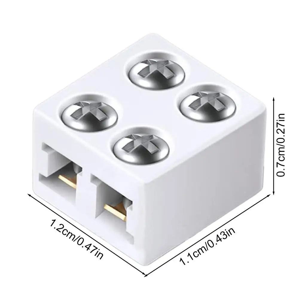 8mm Solderless LED Strip Connectors – Male & Female Terminal LED Strip Connector Babs 1Pcs