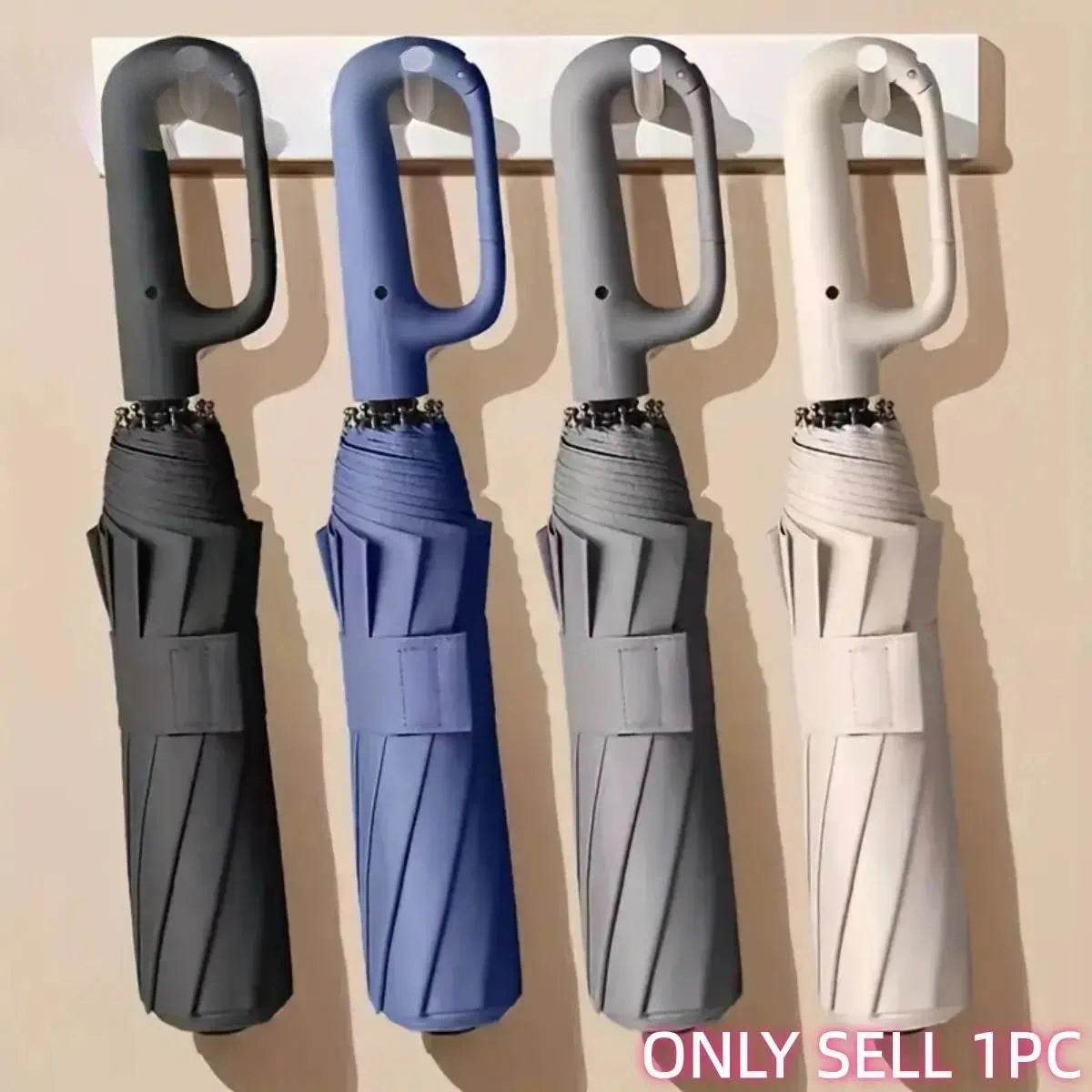 Automatic Folding Umbrella Windproof Waterproof – 60 Pack Folding Rain Umbrella Babs