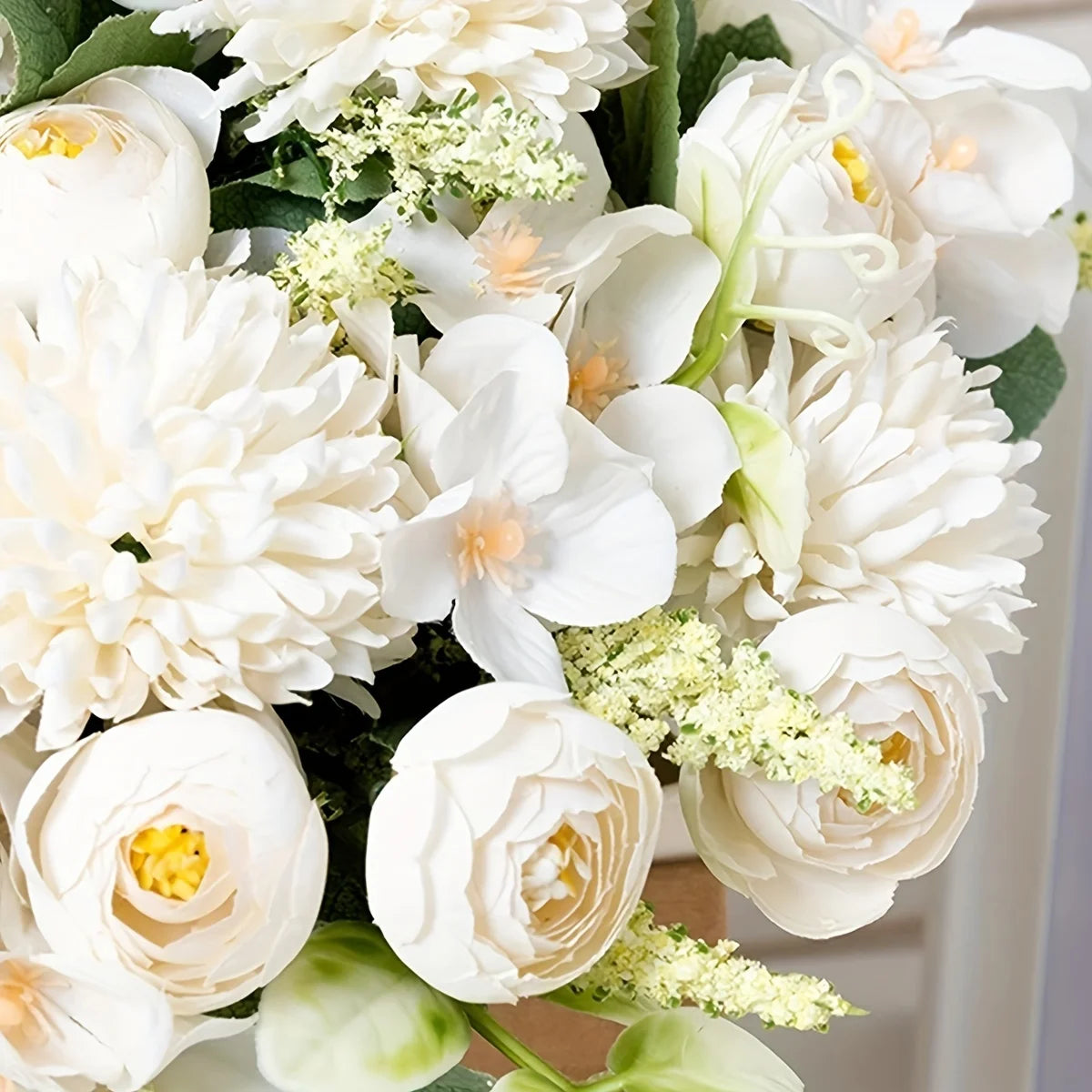 Silk Artificial Hydrangea Rose Bouquet | Wedding & Home Decor Artificial Flower Bouquet Babs