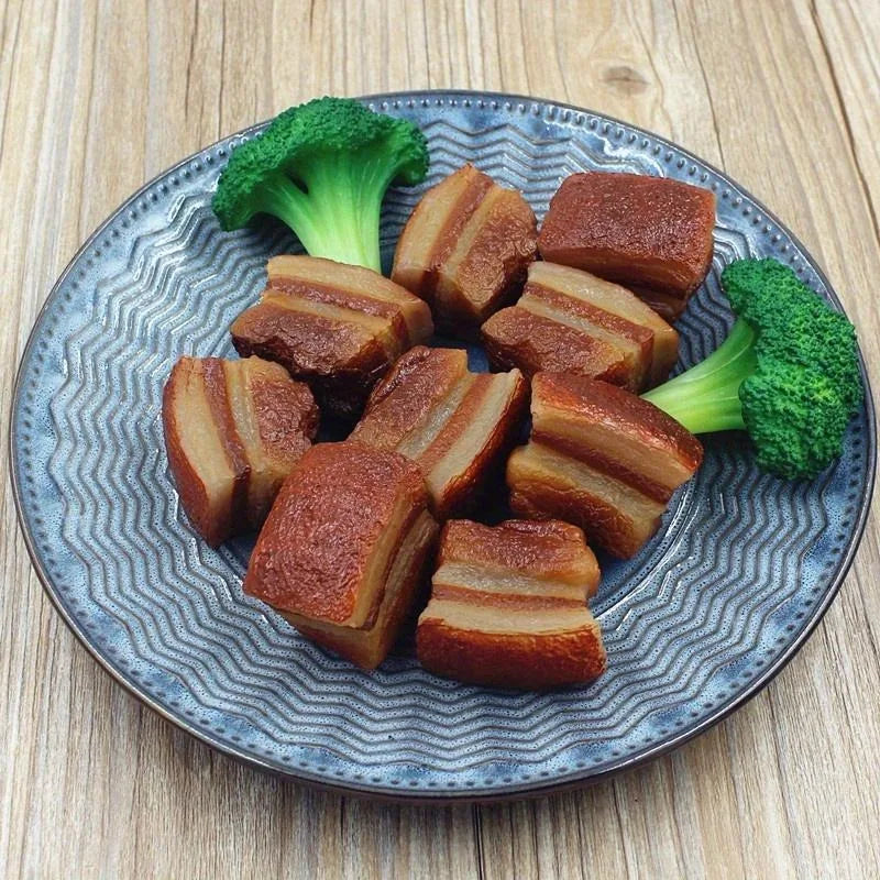 PVC Simulation Pork Belly Braised Meat Food Photography Prop Food Photography Prop Babs