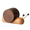 Snail-Shaped Wooden Tea Coaster Set – Heat Insulation Cup Mat Wooden Tea Coaster Babs set L