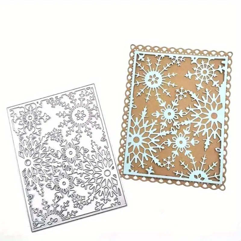 Carbon Steel Snowflake Flower Die Cut Template – Scrapbooking Scrapbooking Die Template Babs