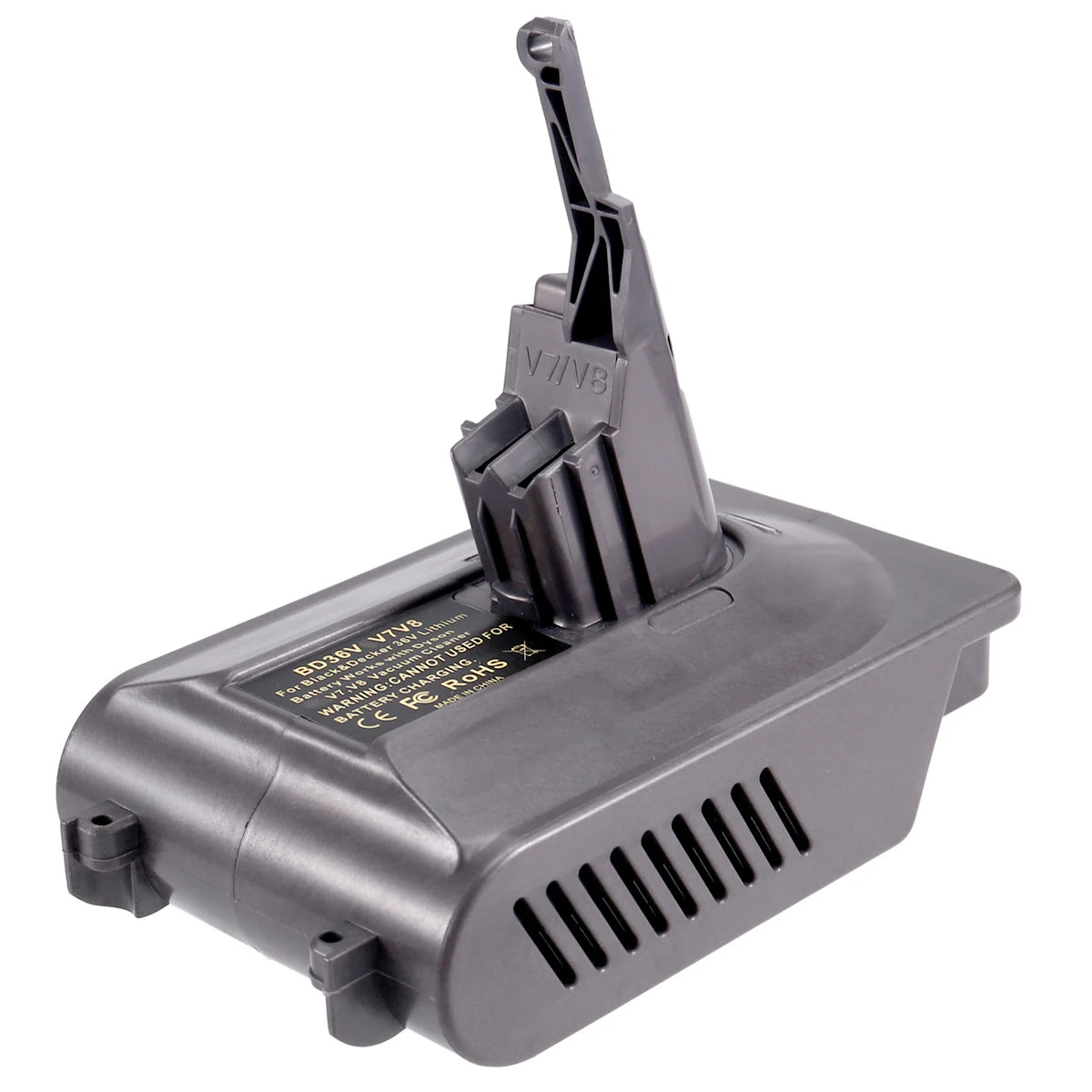 Battery Adapter for Dyson V7 V8 & Black+Decker 36V BD36V7V8 Battery Adapter Babs BD36V7V8