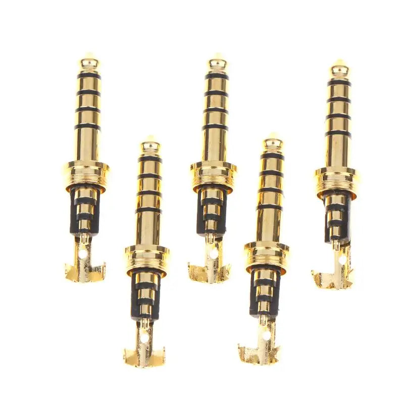 4.4mm Gold Plated Balanced Plug 5-Pole Pentaconn Connector Audio Plug Connector Babs