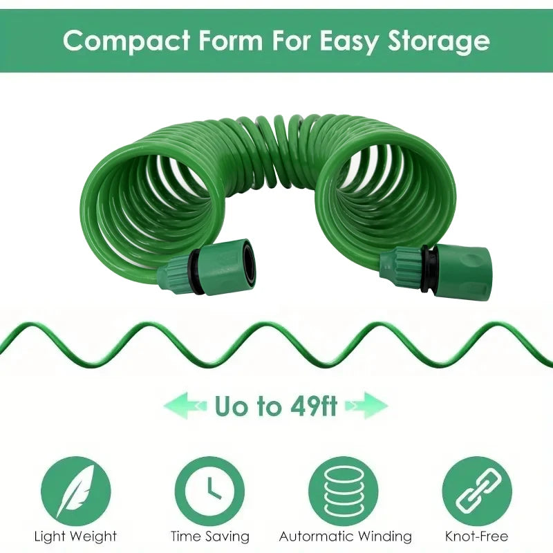 7-Function Garden Hose Sprinkler Nozzle & Car Wash Pipe Garden Hose Sprinkler Babs