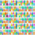 Mini Pop Keychain Fidget Toys – Kids Party Favors 10/30 Pcs Fidget Keychain Toy Babs Style-B 30pcs