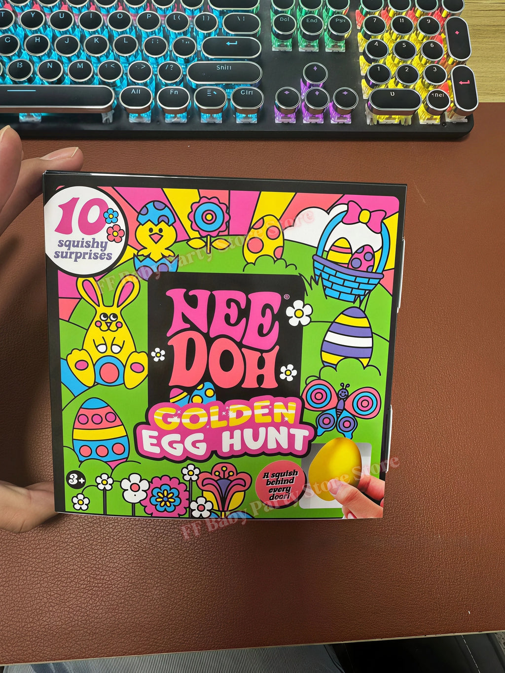 Needoh Golden Egg Blind Box Squishy Toy – Easter Kids Gift Squishy Fidget Toy Babs