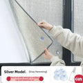 Blackout Aluminum Foil Window Film – UV & Sun Shade Insulation Window Insulation Film Babs Silver 50X100cm