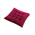 40cm Non-Slip Square Seat Cushion with Tie Ropes | Chair & Sofa Seat Cushion Babs Wine 40x40cm