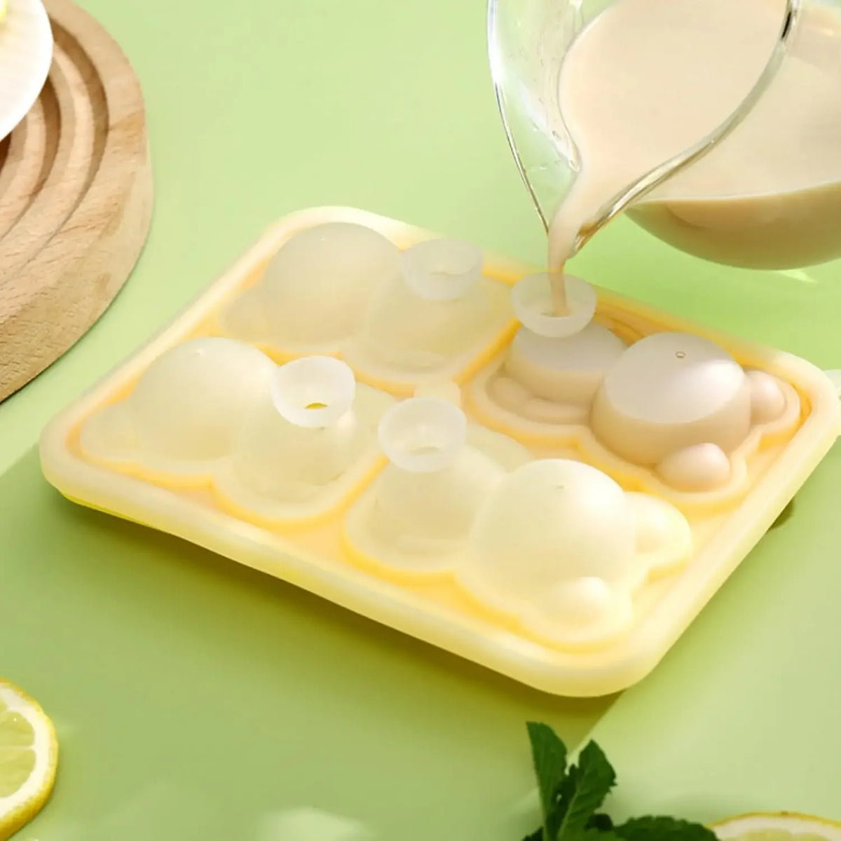 Bear Ice Cube Mold – Food Grade Silicone with Funnel Silicone Ice Mold Babs