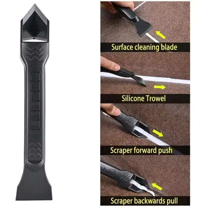 5-Piece Caulking Nozzle Applicator & Silicone Finishing Tool Set Caulking Tool Set Babs