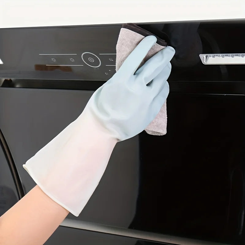 Premium Waterproof PVC Cleaning Gloves – Kitchen & Laundry Household Cleaning Gloves Babs