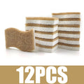 Natural Sisal Cellulose Kitchen Scrub Sponges – Eco-Friendly Kitchen Scrub Sponge Babs 12PCS