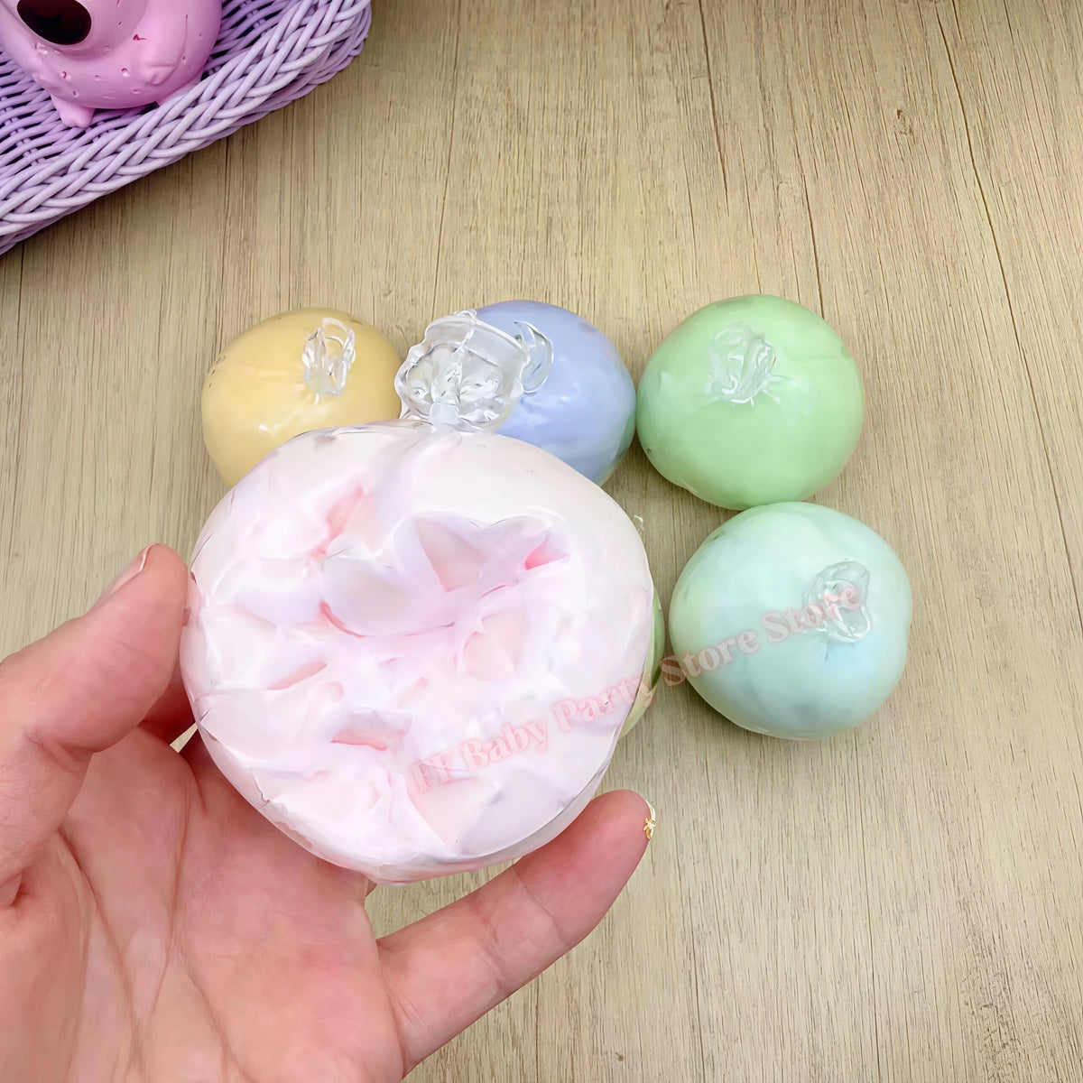 Squishy Sensory Fidget Balls – Chocolate, Matcha & Macaron Squishy Fidget Toy Babs 1pc 5