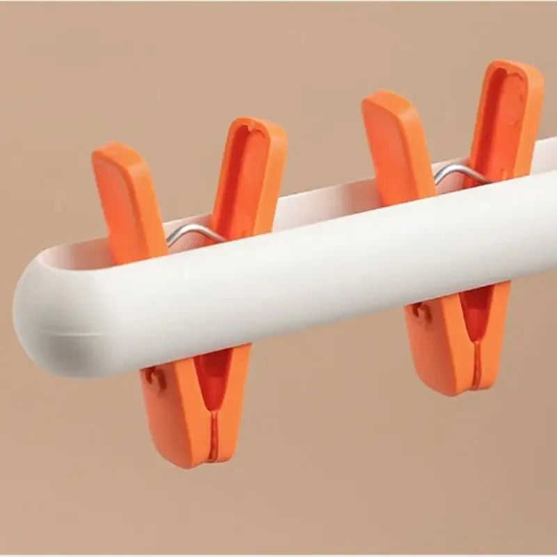 6-Clip Hat & Sock Organizer Rack | Closet Wardrobe Hanger Closet Organizer Rack Babs