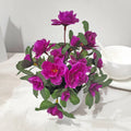 Azalea Potted Artificial Flower Bonsai — Home & Wedding Decor Artificial Flower Bonsai Babs Purple