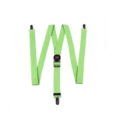 LED Light Up Suspenders & Bow Tie Set – Glow Party Costume LED Costume Accessories Babs Green