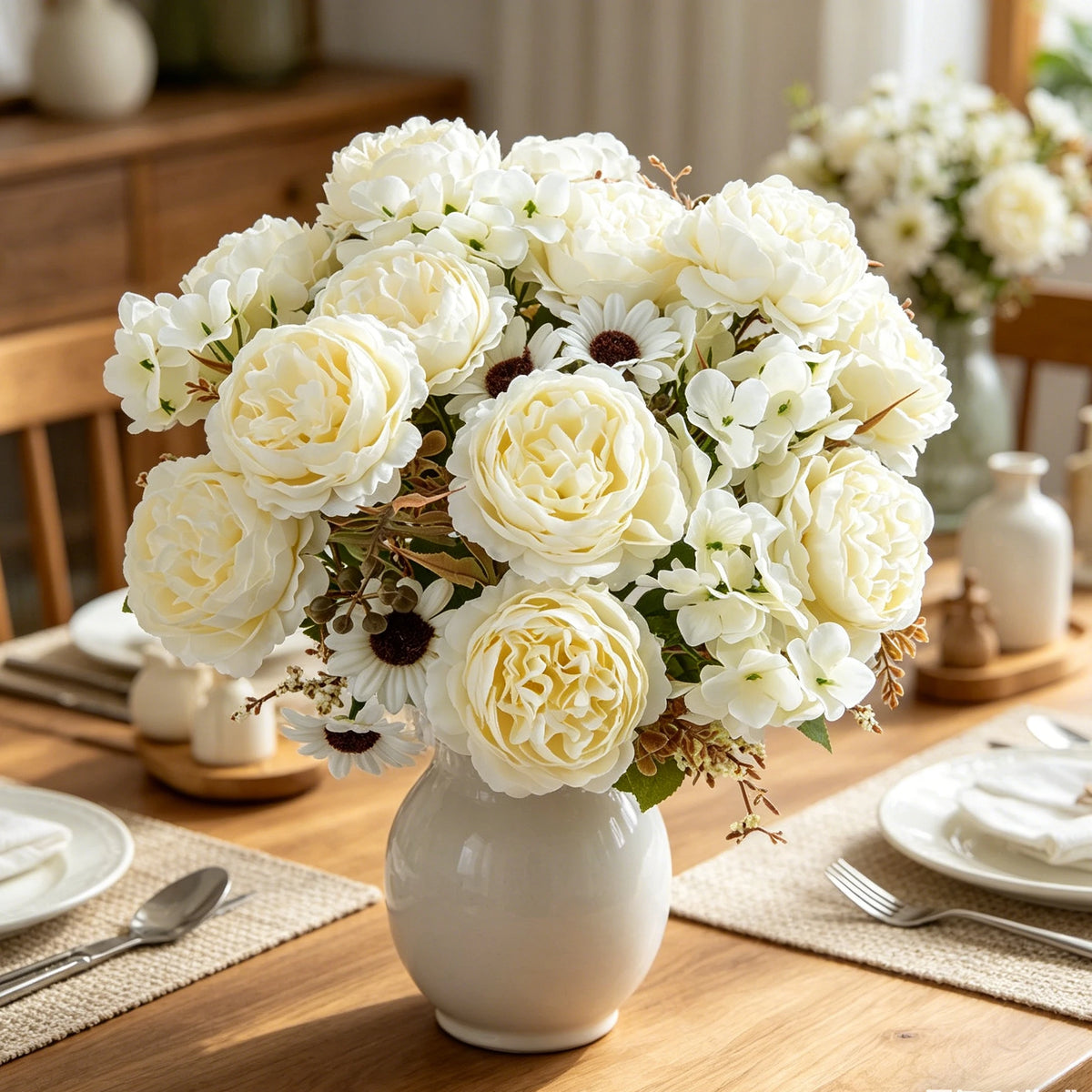 Silk Persian Peony Artificial Flower – Wedding & Home Décor Artificial Silk Flower Babs