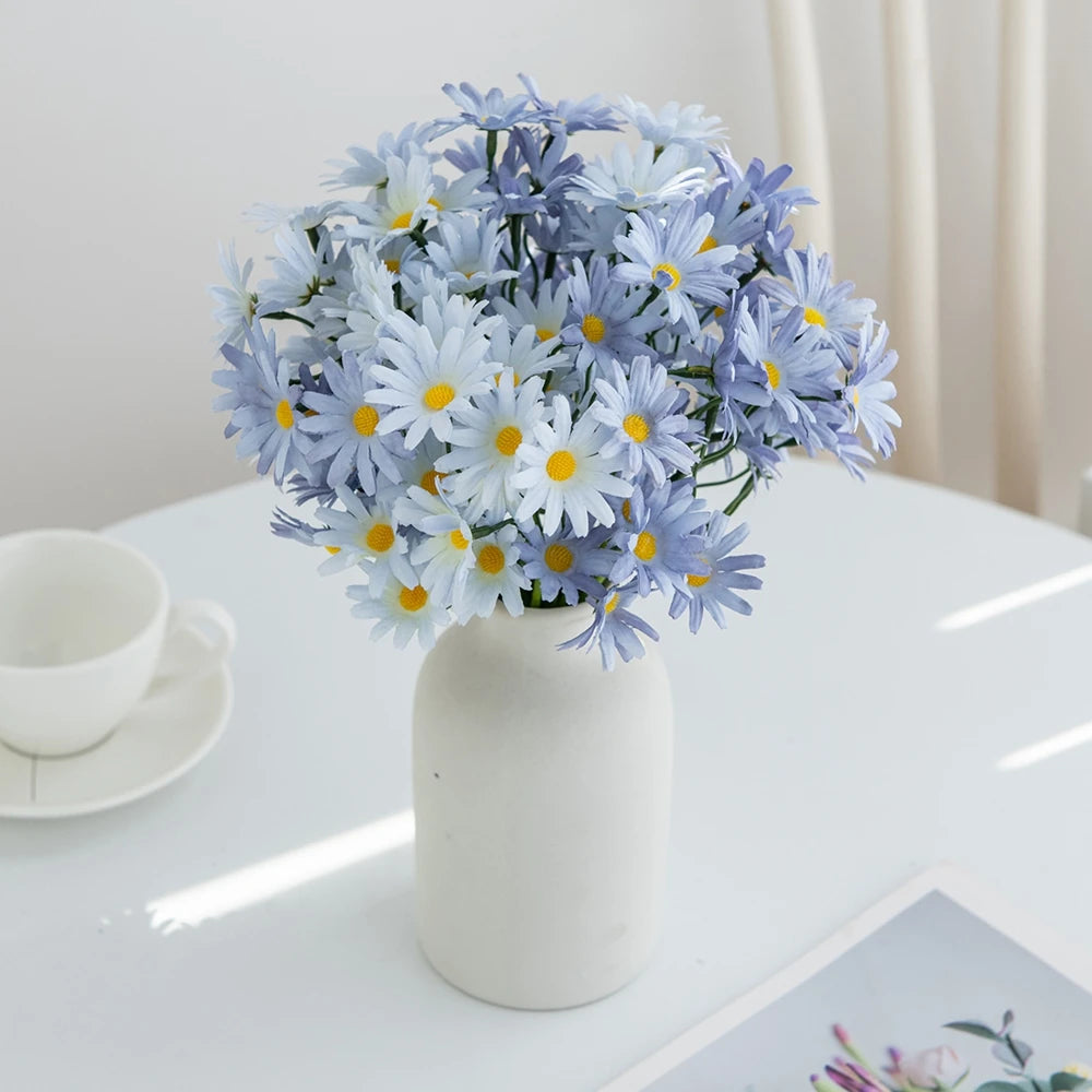 Silk Artificial Chrysanthemum Bouquet | Wedding & Home Décor Artificial Silk Flowers Babs