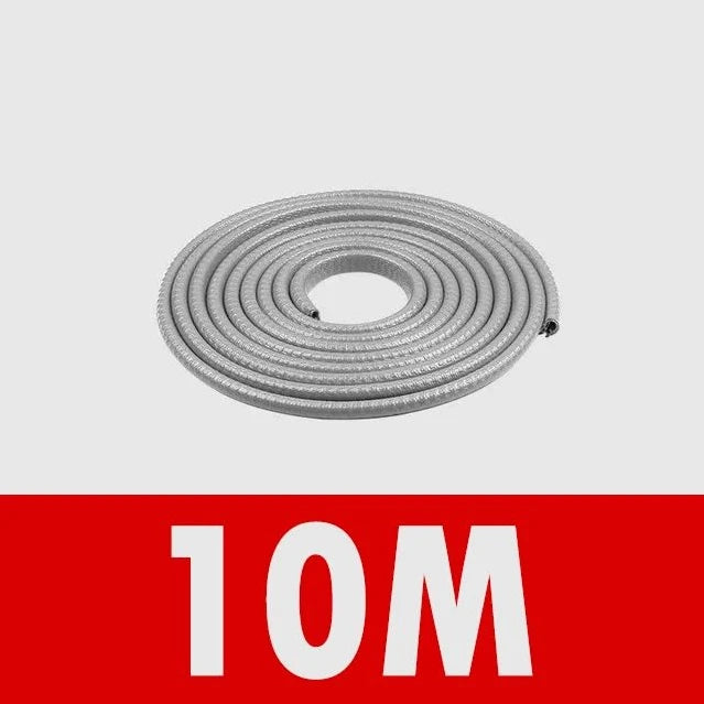 Universal U-Type Car Door Edge Guard Rubber Scratch Protector Car Door Guard Strip Babs Gray 10m