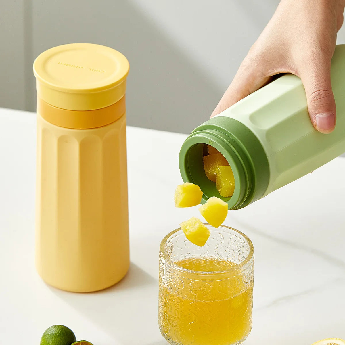 Silicone Squeeze Ice Cup & Ice Cube Tray – Easy Release Silicone Ice Cube Tray Babs