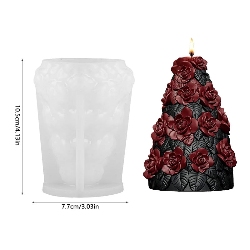 3D Christmas Tree Silicone Mold – DIY Candle & Craft Mould Silicone Craft Mold Babs C