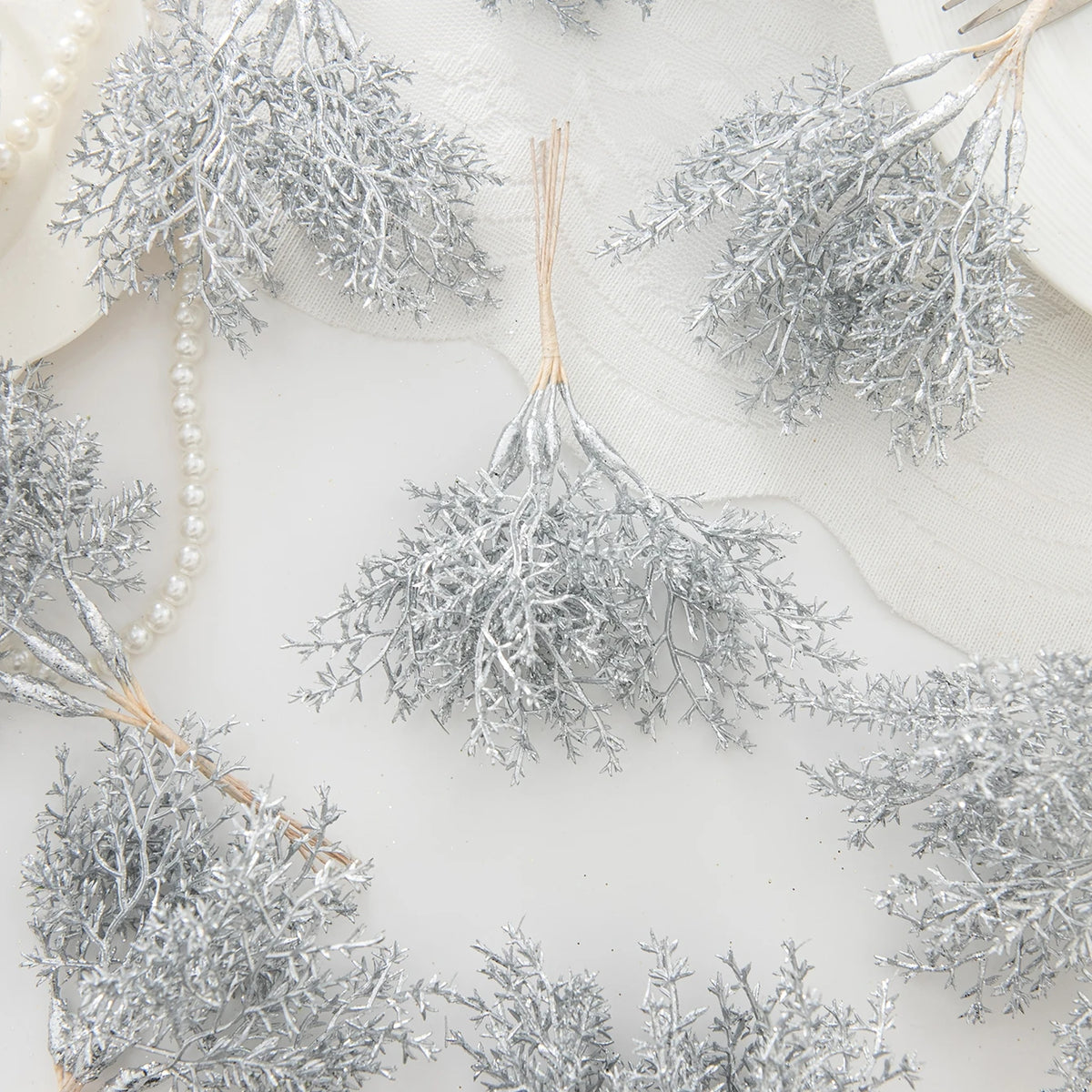 Artificial Golden Flowers – Wedding, Holiday & Home Décor (1/5pcs) Artificial Flower Decor Babs
