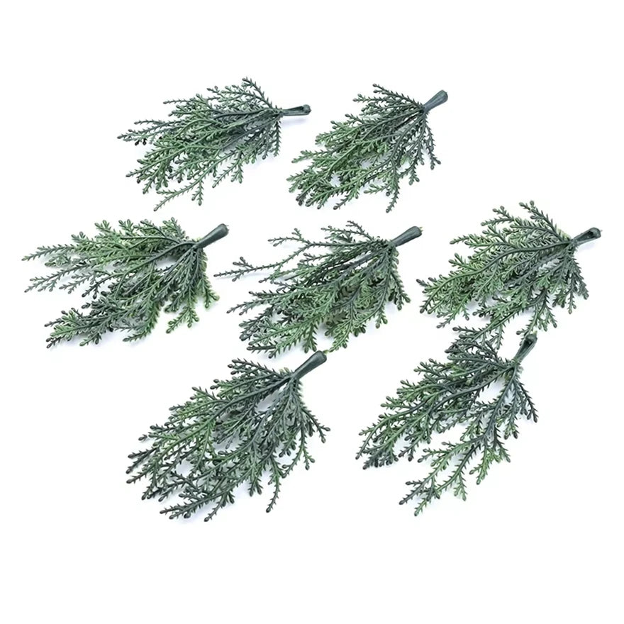 50/100 Pcs Artificial Grass Plants for Wreaths, Crafts & Wedding Decor Artificial Plant Picks Babs