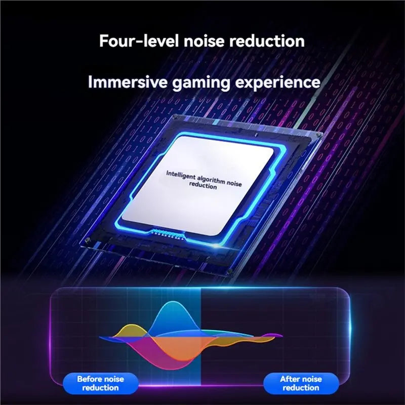 RGB Gaming USB Microphone – Noise Cancellation & Touch Mute USB Gaming Microphone Babs Black