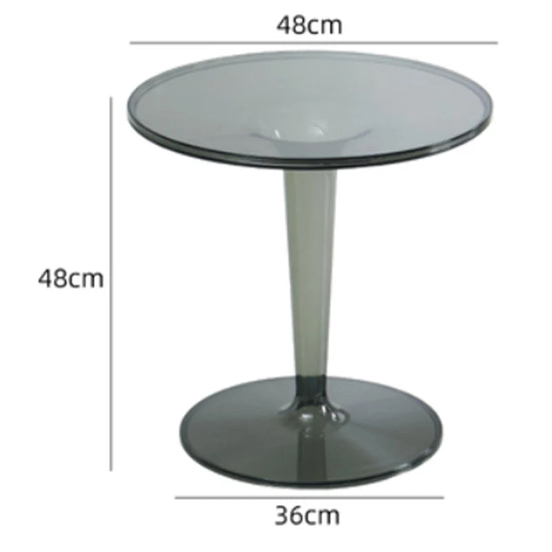 Nordic Round Coffee Table | Minimalist Modern Living Room Furniture Round Coffee Table Babs Grey