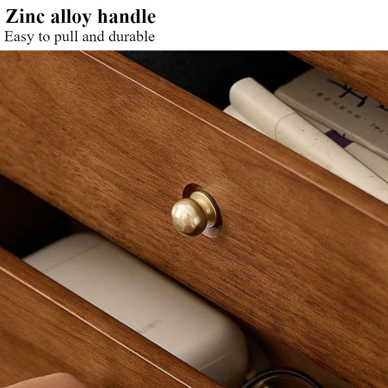 Solid Wood Retro Jewelry & Desktop Storage Box Organizer Wood Storage Organizer Babs