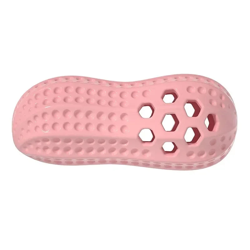 TPR Peanut Dog Chew Toy – Squeaky & Bite-Resistant Dog Chew Toy Babs