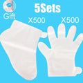Disposable Moisturizing Hand & Foot Sleeves – Waterproof Wrap Foot Care Sleeve Babs 5Sets