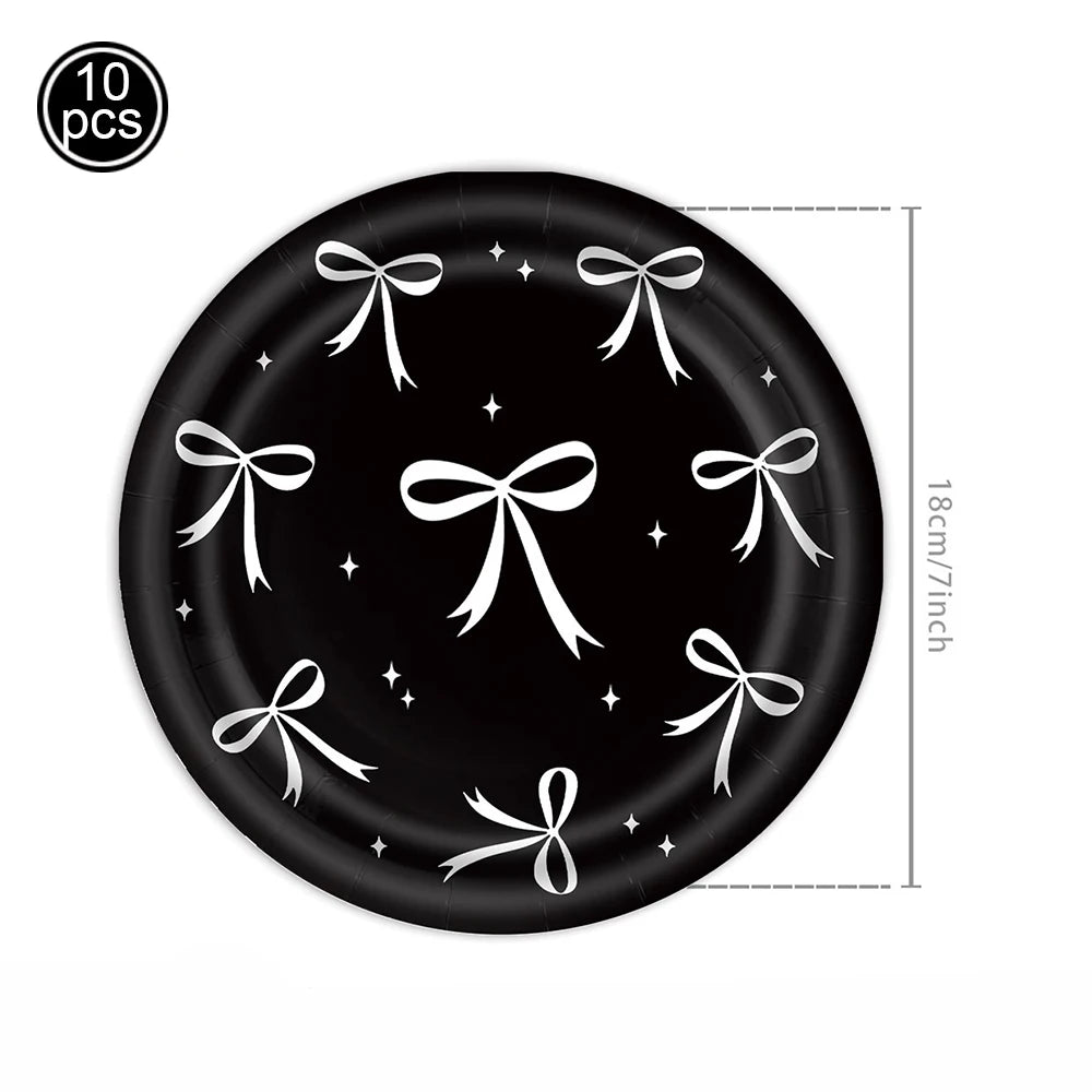 32" Black Bow Number Balloon Kit – Party & Wedding Décor