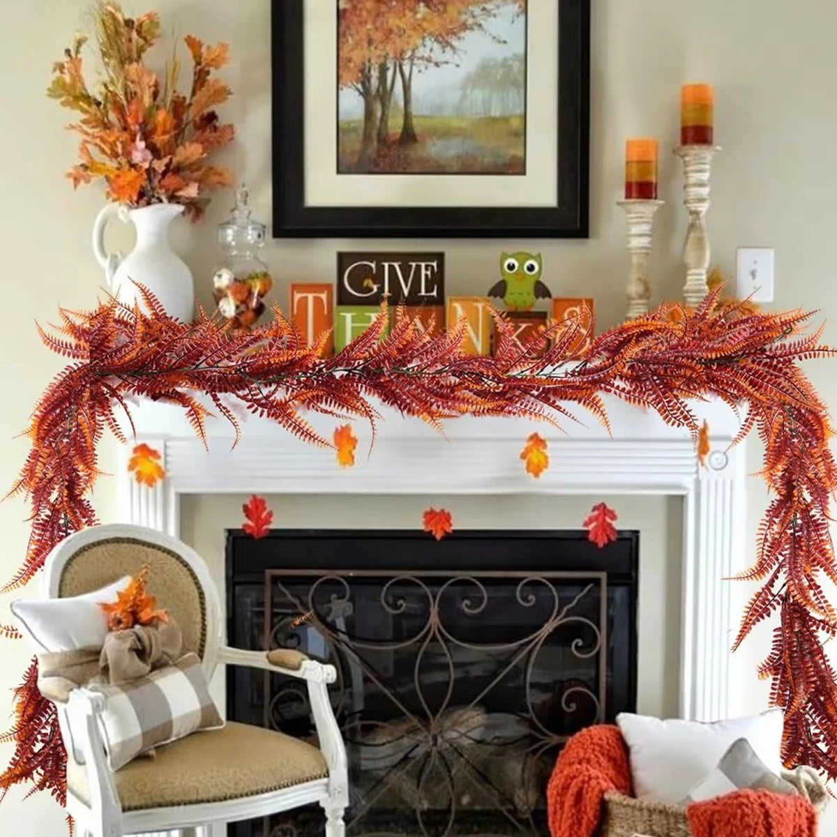 Artificial Ivy Vine Garland 1/3 Pcs – Faux Persian Leaf Decor Artificial Plant Garland Babs