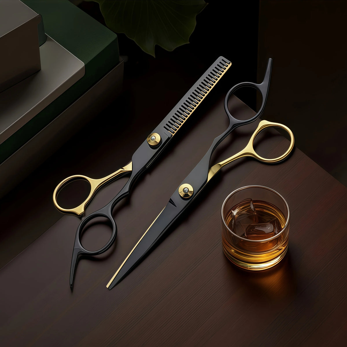 2-Piece Hair Scissors Set – Thinning Shears for Home Bang Trim Hair Cutting Scissors Babs